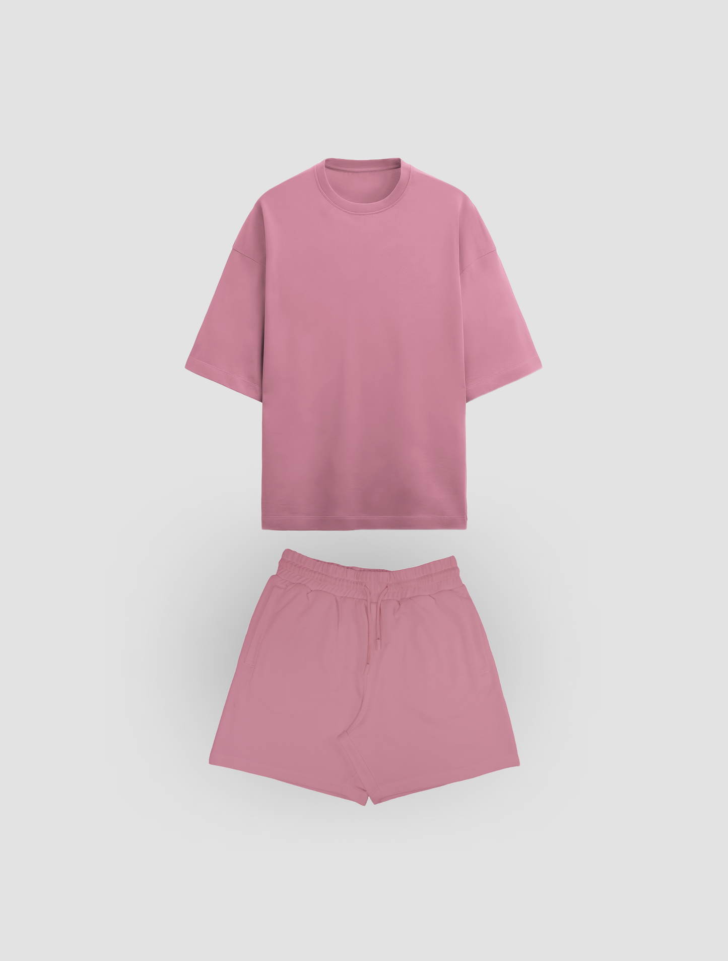 Oversized Solid Co-Ord Set | Flamingo