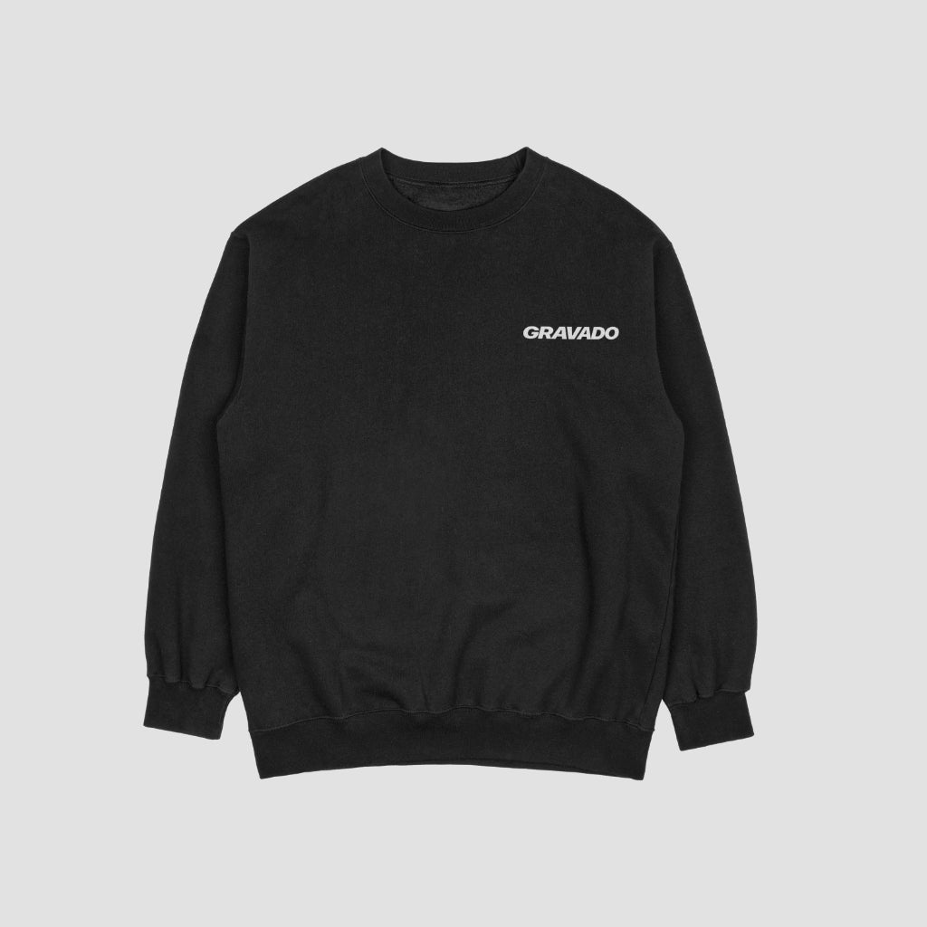 Die With Memories Black Unisex Oversized Sweatshirt
