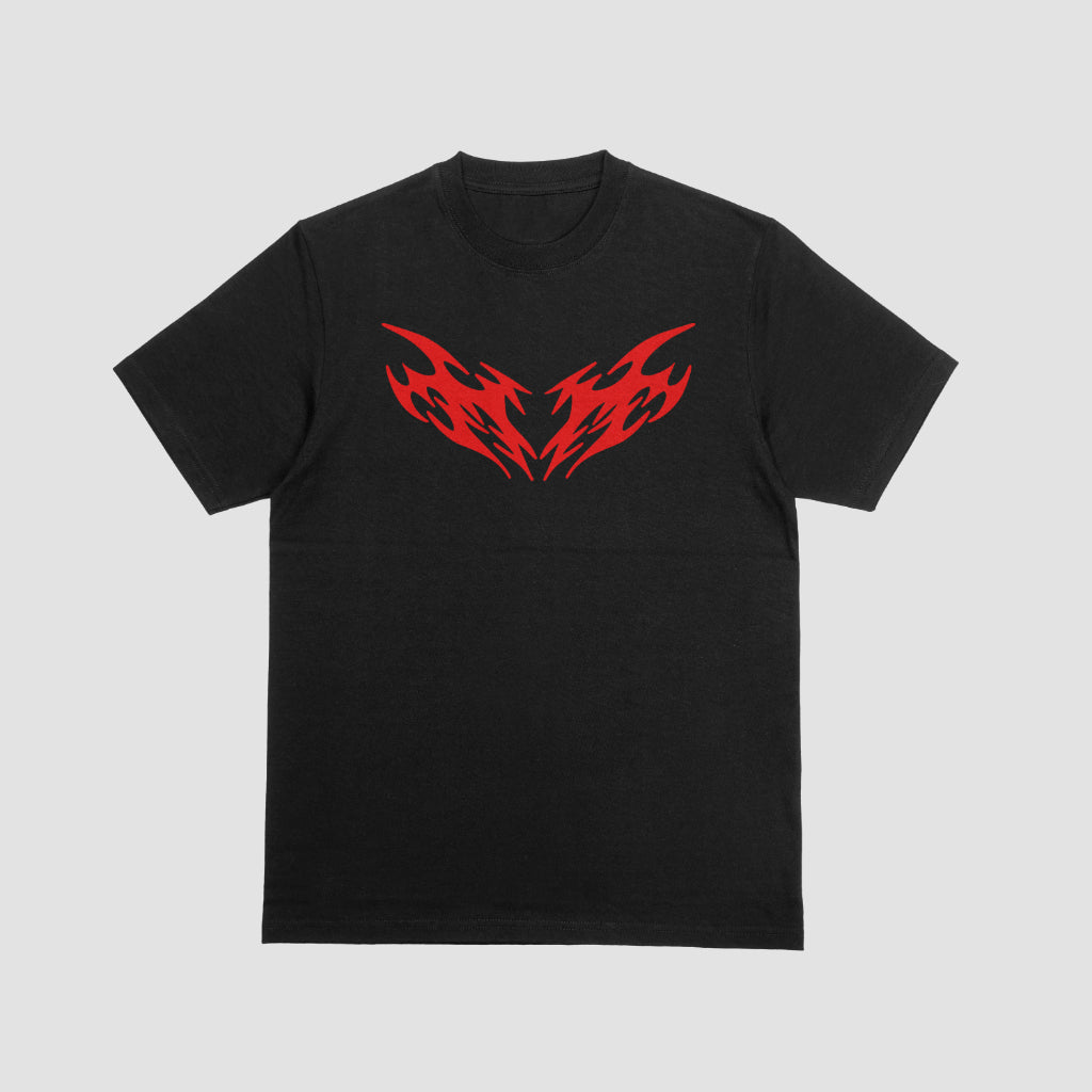 Tribal 5 Black Unisex Oversized Tshirt