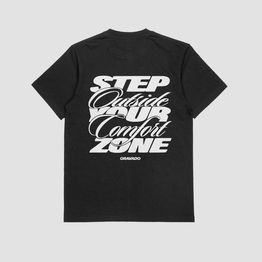 Comfort Zone Black Unisex Oversized Tshirt