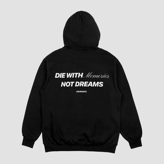 Die With Memories Black Unisex Oversized Hoodie