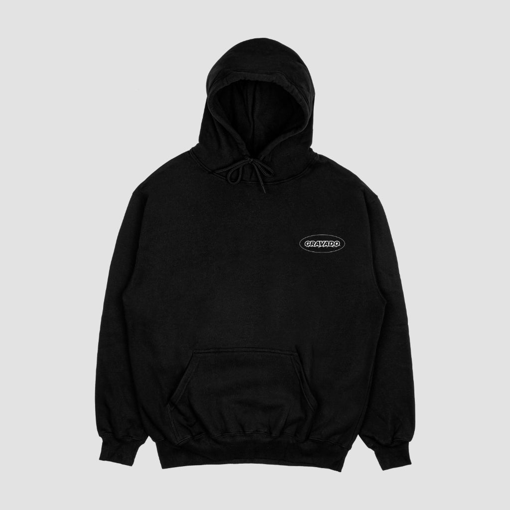 Lorem Ipsum Black Unisex Oversized Hoodie