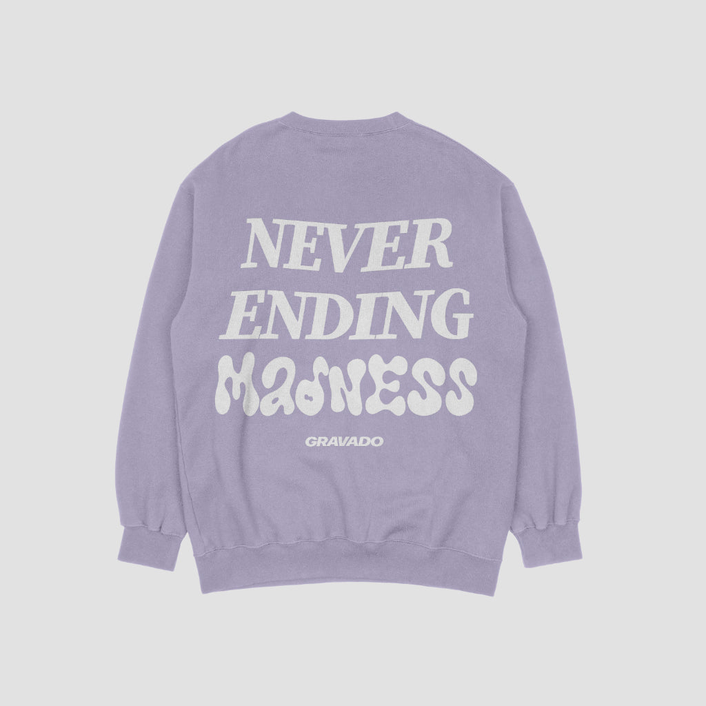 Madness Lavender Unisex Oversized Sweatshirt