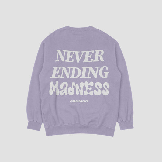 Madness Lavender Unisex Oversized Sweatshirt