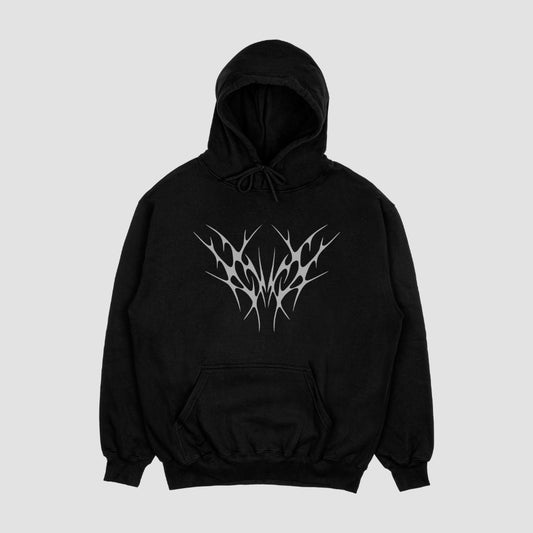 Neotribal Black Unisex Oversized Hoodie