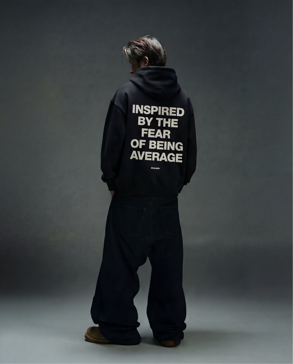 Fear of Being Average Oversized Hoodie