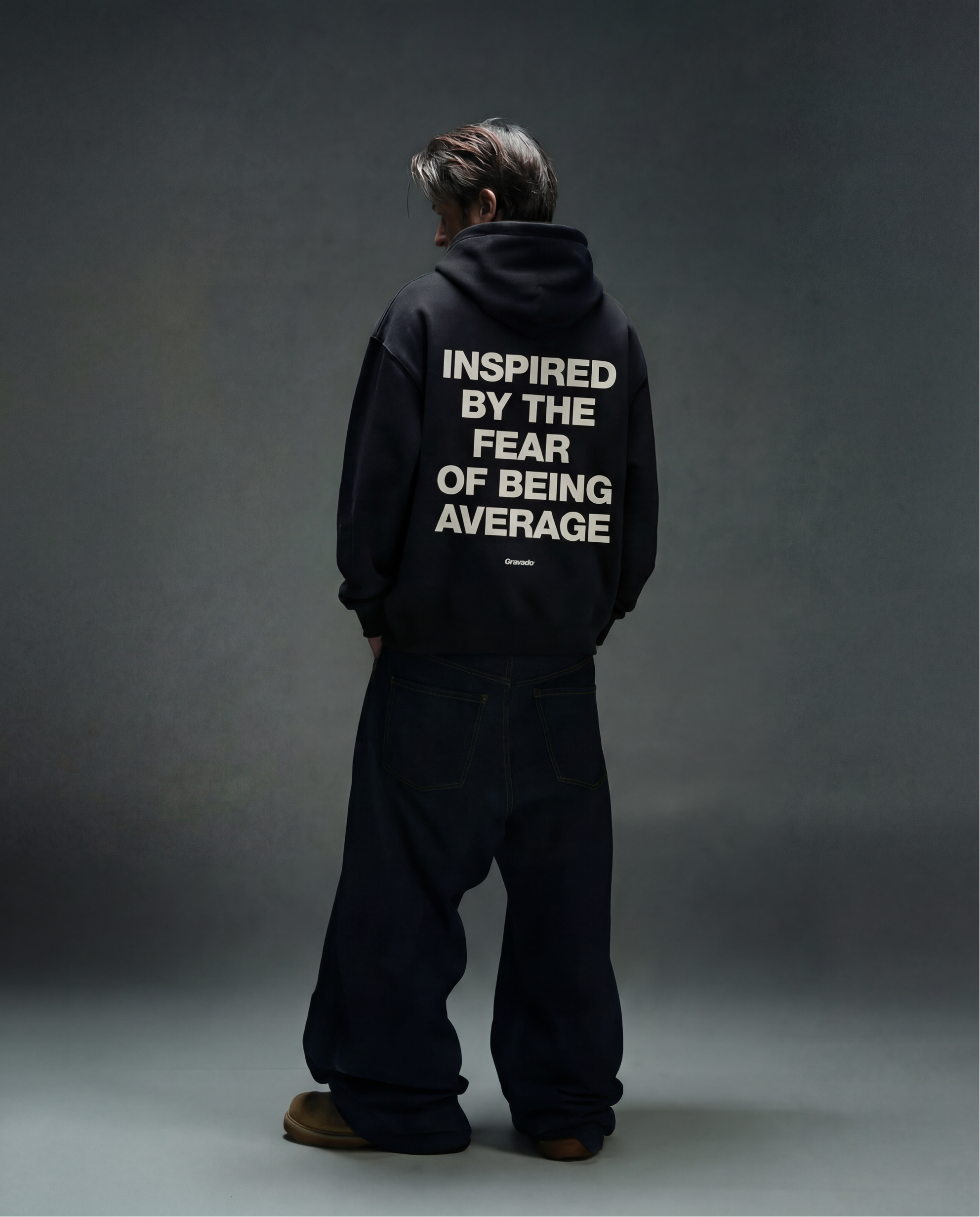 Fear of Being Average Oversized Hoodie