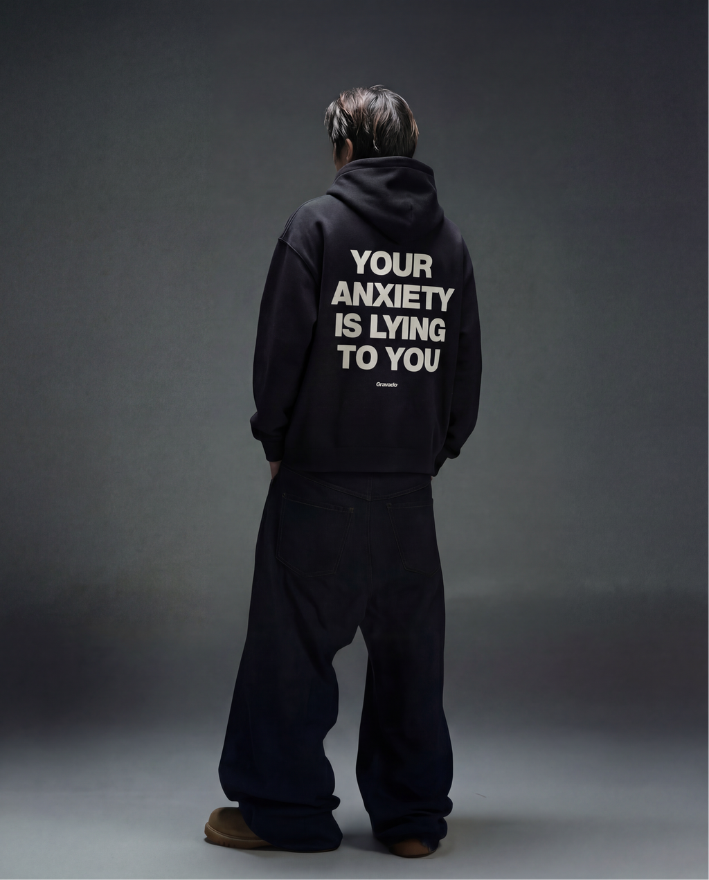 Your Anxiety Is Lying Oversized Hoodie