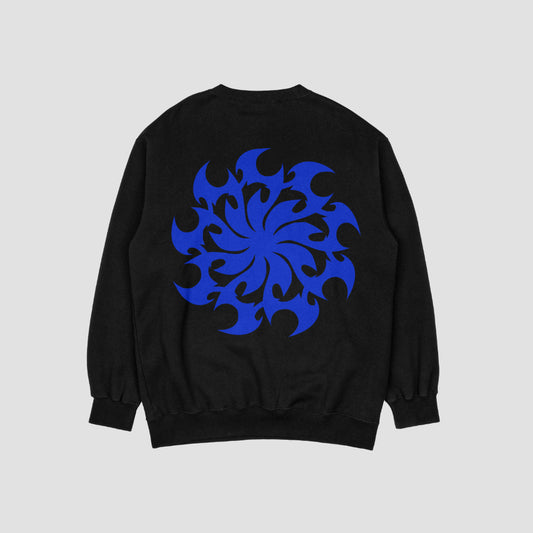 Sphere Black Unisex Oversized Sweatshirt