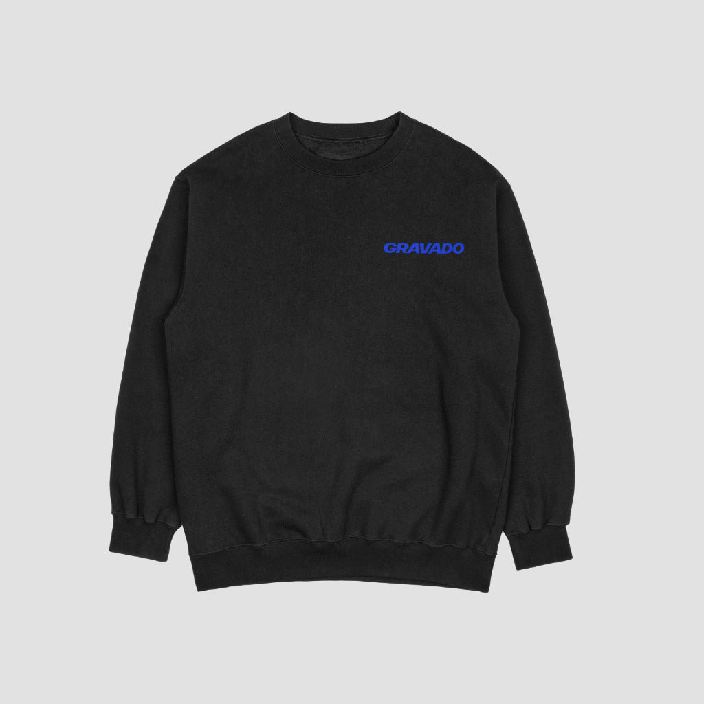 Sphere Black Unisex Oversized Sweatshirt