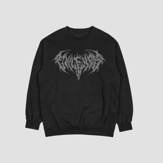 Tribal 2 Black Unisex Oversized Sweatshirt