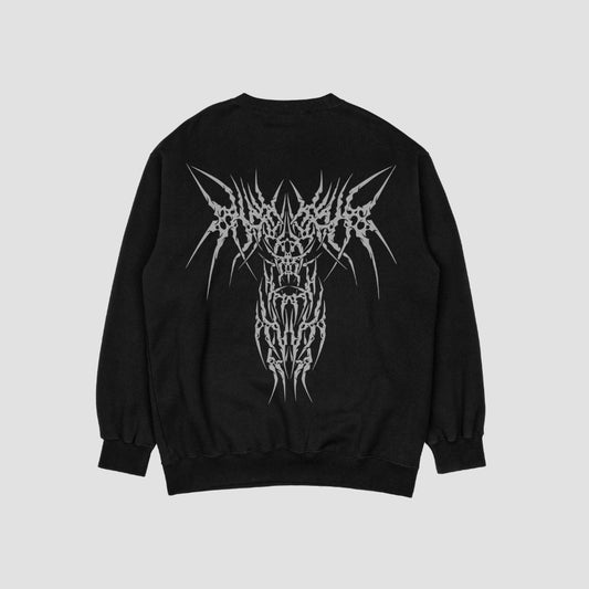 Tribal 2 Black Unisex Oversized Sweatshirt